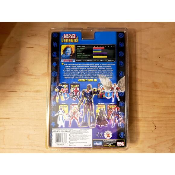 🗨🧬 Toy Biz Marvel Legends 2006 X-men MYSTIQUE (No BAF) TOYBIZ🧬🗨 - Picture 2 of 2